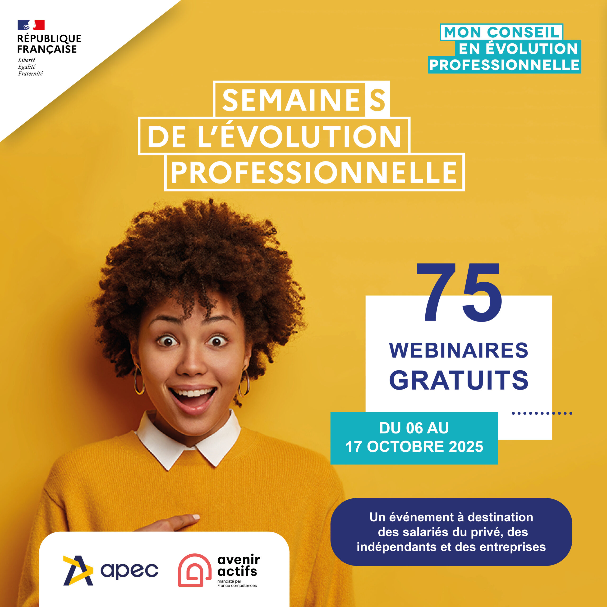 La 6e édition des Semaines de l’évolution professionnelle
